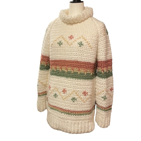 Handmade in Portugal Flaherty Russell Imports chunky knit sweater - Picture 8 of 8